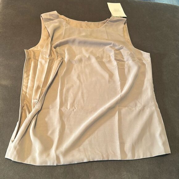 Women’s Gray Chiffon 3 Piece Formal Mother of the Bride Pants Suit Size 16 NEW - Picture 9 of 14